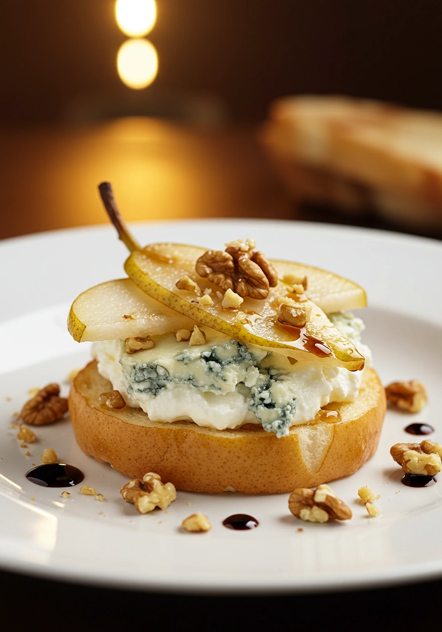 Pear and Gorgonzola Delight